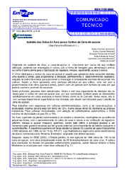 Thumbnail de Aptidão dos solos do Acre para o cultivo da cana-de-açúcar (Saccharum officinarum L.).