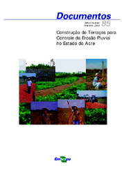 Thumbnail de Construção de terraços para controle da erosão pluvial no estado do Acre.