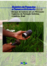 Thumbnail de Estoque de carbono em um plintossolo argilúvico da Formação Solimões, Amazônia, Brasil.
