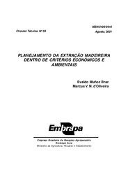Thumbnail de Planejamento da extração madeireira dentro de critérios econômicos e ambientais.