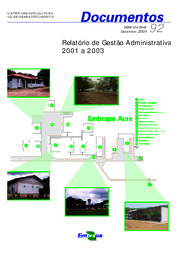 Thumbnail de Relatório de gestão administrativa: 2001 a 2003.