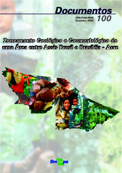 Thumbnail de Zoneamento geológico e geomorfológico de uma área entre Assis Brasil e Brasiléia: Acre.