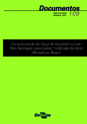 Thumbnail de Caracterização da caça de subsistência em dois seringais localizados no Estado do Acre (Amazônia, Brasil).