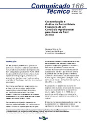Thumbnail de Caracterização e análise da rentabilidade financeira de um consórcio agroflorestal para áreas de fácil acesso.