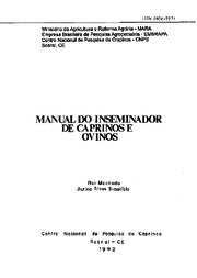 Thumbnail de Manual do inseminador de caprinos e ovinos.