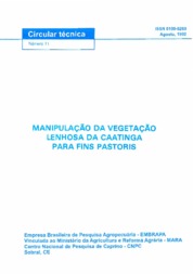 Thumbnail de Manipulação da vegetação lenhosa da caatinga para fins pastoris.