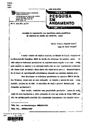 Thumbnail de Evolução do parasitismo por nematódeos gastrintestinais em caprinos no Sertão dos Inhamuns, Ceará.