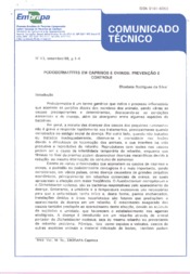 Thumbnail de Pododermatites em caprinos e ovinos: prevenção e controle.