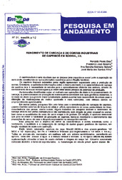 Thumbnail de Rendimento de carcaça e de cortes industriais de caprinos em Sobral, CE.