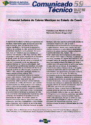 Thumbnail de Potencial leiteiro de cabras mestiças no estado do Ceará.