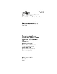 Thumbnail de Caracterização do consumo das carnes caprina e ovina em Alagoas.