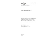 Thumbnail de Manejo reprodutivo de matrizes e reprodutores caprinos em sistema de produção de leite.