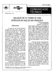 Thumbnail de Avaliação de cultivares de uvas apirênicas no vale do São Francisco.