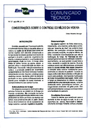 Thumbnail de Considerações sobre o controle do míldio da videira.