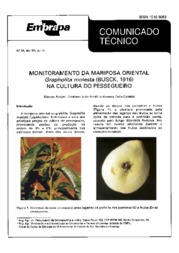 Thumbnail de Monitoramento da mariposa oriental Grapholita molesta (BUSCK, 1916) na cultura do pessegueiro.