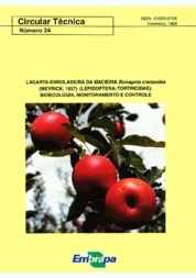 Thumbnail de Lagarta-enroladeira da macieira Bonagota cranaodes (Meyrick, 1937) (Lepidoptera:Tortricidae): bioecologia, monitoramento e controle.