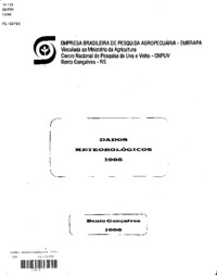 Thumbnail de Dados meteorológicos: 1995.