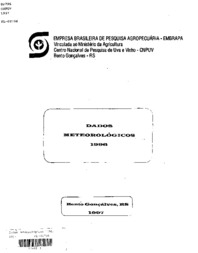 Thumbnail de Dados meteorológicos: 1996.