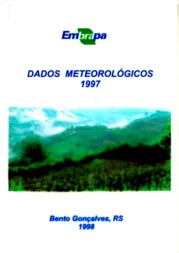 Thumbnail de Dados meteorológicos: 1997.