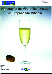Thumbnail de Elaboração de vinho espumante na propriedade vitícola.