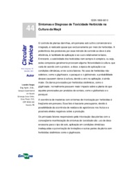 Thumbnail de Sintomas e diagnose de toxicidade herbicida na cultura da maçã.