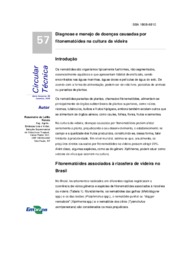 Thumbnail de Diagnose e manejo de doenças causadas por fitonematóides na cultura da videira.