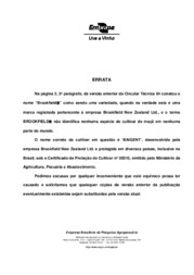 Thumbnail de Produção e mercado da maçã brasileira: panorama 2005.