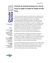 Thumbnail de Controle de doenças fúngicas em uvas de mesa na região noroeste do Estado de São Paulo.