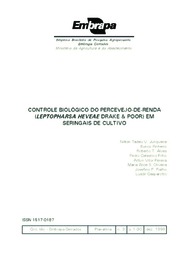 Thumbnail de Controle biológico do percevejo-de-renda (Leptopharsa heveae Drake & Poor) em seringais de cultivo.