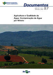 Thumbnail de Agricultura e qualidade da água: contaminação da água por nitrato.