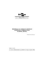Thumbnail de Resistência do carrapato Boophilus microplus a carrapaticidas no Brasil Central.