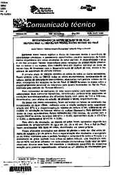Thumbnail de Recomendação de datas para o plantio de soja (Glycine max (L.) Merril) na região Sul do estado do Piauí.