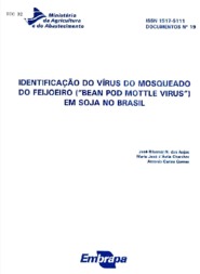 Thumbnail de Identificação do vírus do mosqueado do feijoeiro (