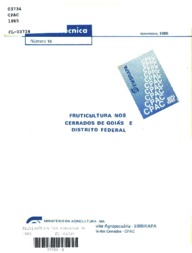 Thumbnail de Fruticultura nos cerrados de Goiás e Distrito Federal.