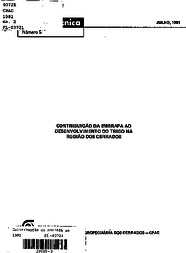 Thumbnail de Contribuição da EMBRAPA ao desenvolvimento do trigo na região dos Cerrados.