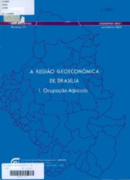 Thumbnail de A região geoeconômica de Brasília. I. Ocupação agrícola.