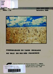 Thumbnail de Possibilidade do trigo irrigado no Vale do Rio São Francisco.