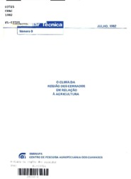Thumbnail de O clima da região dos Cerrados em relação a agricultura.