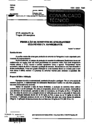 Thumbnail de Produção de sementes de Stylosanthes guianensis cv. Bandeirante.