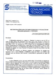 Thumbnail de Recomendações para estabelecimento e utilização do Stylosanthes guianensis cv. Mineirão.