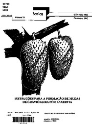 Thumbnail de Instruções para a formação de mudas de gravioleira por enxertia.