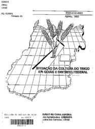 Thumbnail de Situação da cultura do trigo em Goiás e Distrito Federal.