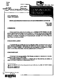 Thumbnail de Inoculação de sementes de soja com Bradyrhizobium japonicum.