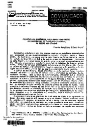 Thumbnail de Ocorrência de distúrbios fisiológicos (pau-preto) em procedências de Eucalyptus pilularis, na região dos cerrados.