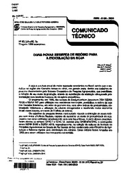 Thumbnail de Duas novas estirpes de rizóbio para a inoculação da soja.