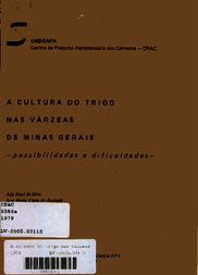 Thumbnail de A cultura do trigo nas várzeas de Minas Gerais: possibilidades e dificuldades.