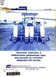Thumbnail de Sulcador acoplável a semeadeiras-adubadeiras para implantação de lavouras irrigadas por sulcos.