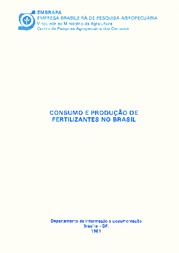 Thumbnail de Consumo e produção de fertilizantes no Brasil.