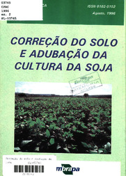 Thumbnail de Correção do solo e adubação da cultura da soja.