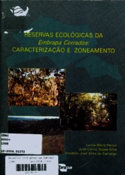 Thumbnail de Reservas ecológicas da Embrapa Cerrados: caracterização e zoneamento.